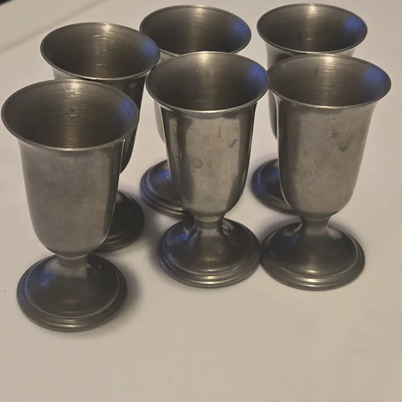 Vintage Revere Pewter Silver Goblet Set - Picture 1 of 4
